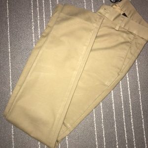 Slim Fit Khaki Cotton Chinos